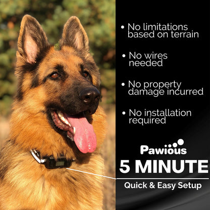 GPS Dog Fence F810+, 2Nd Gen with GPS Signal Boost Chip and AI Scene Recognition, Outdoor Use