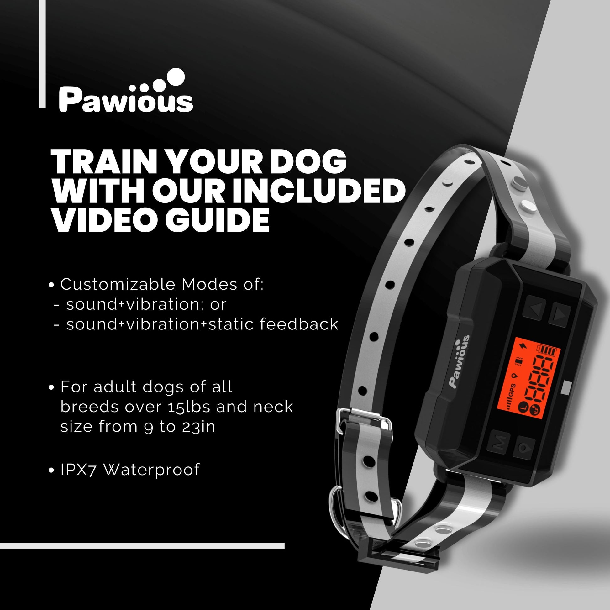 GPS Dog Fence F810+, 2Nd Gen with GPS Signal Boost Chip and AI Scene Recognition, Outdoor Use