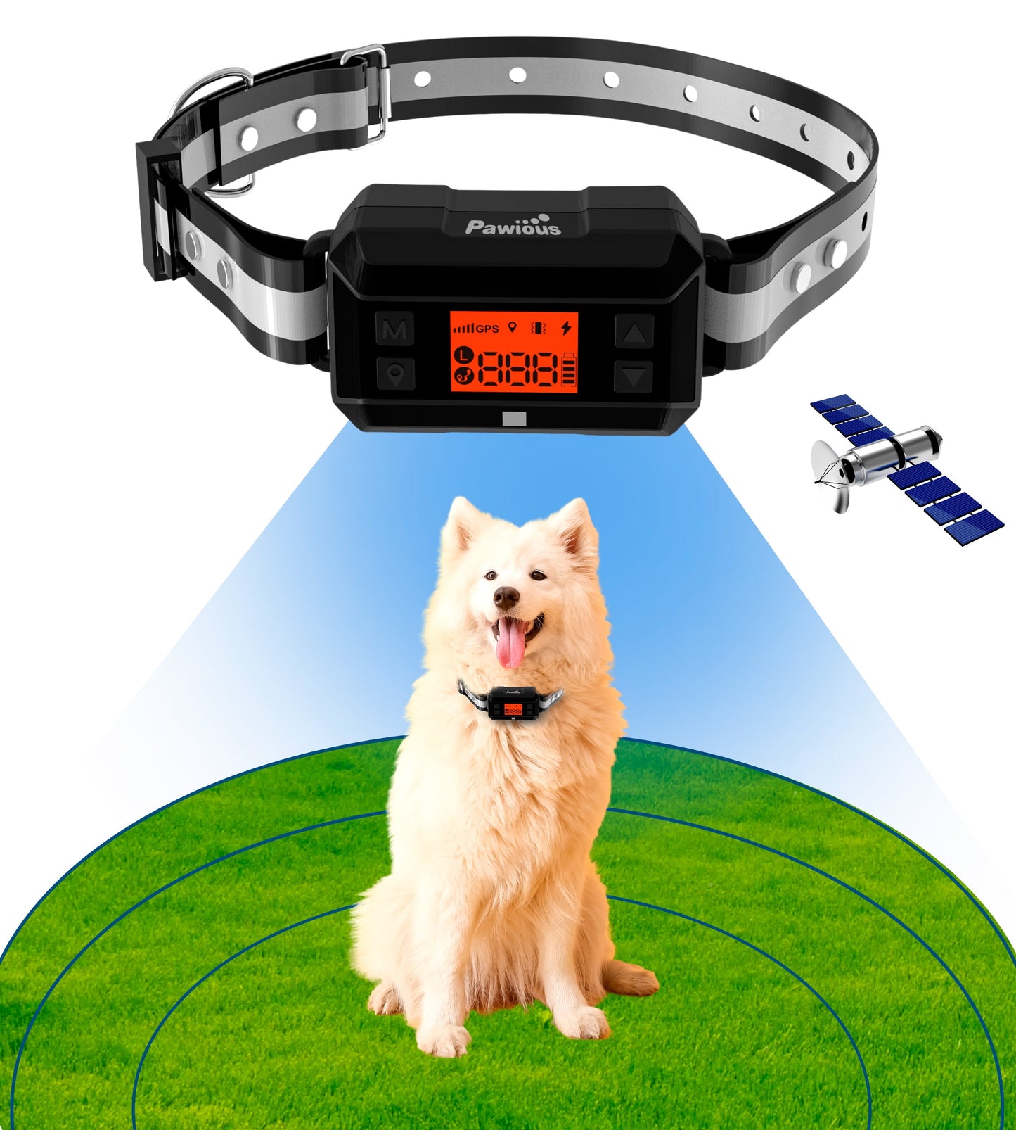 GPS Dog Fence F810+, 2Nd Gen with GPS Signal Boost Chip and AI Scene Recognition, Outdoor Use