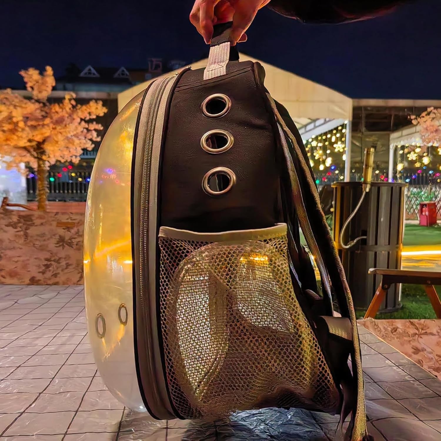 Cat Backpack Carrier Dog Carriers for Small Dogs Carrier Cat Bag Pet Carrier for Cat Carrier Backpack Cat Supplies Cat Travel Carrier Small Pet Carrier Airline Approved Dog Carrier, Black